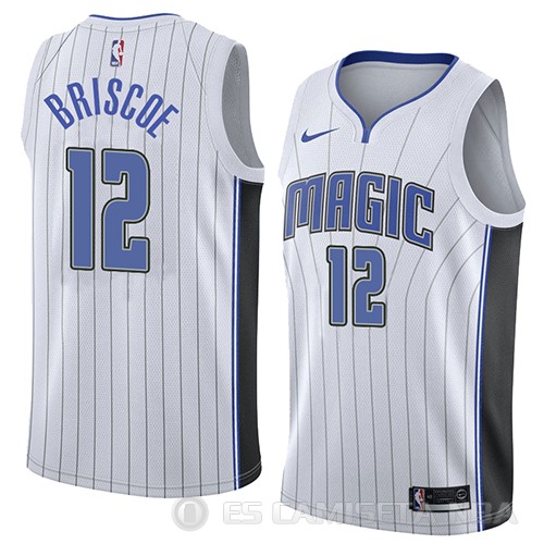 Camiseta Saiah Briscoe #12 Orlando Magic Association 2018 Blanco - Haga un click en la imagen para cerrar